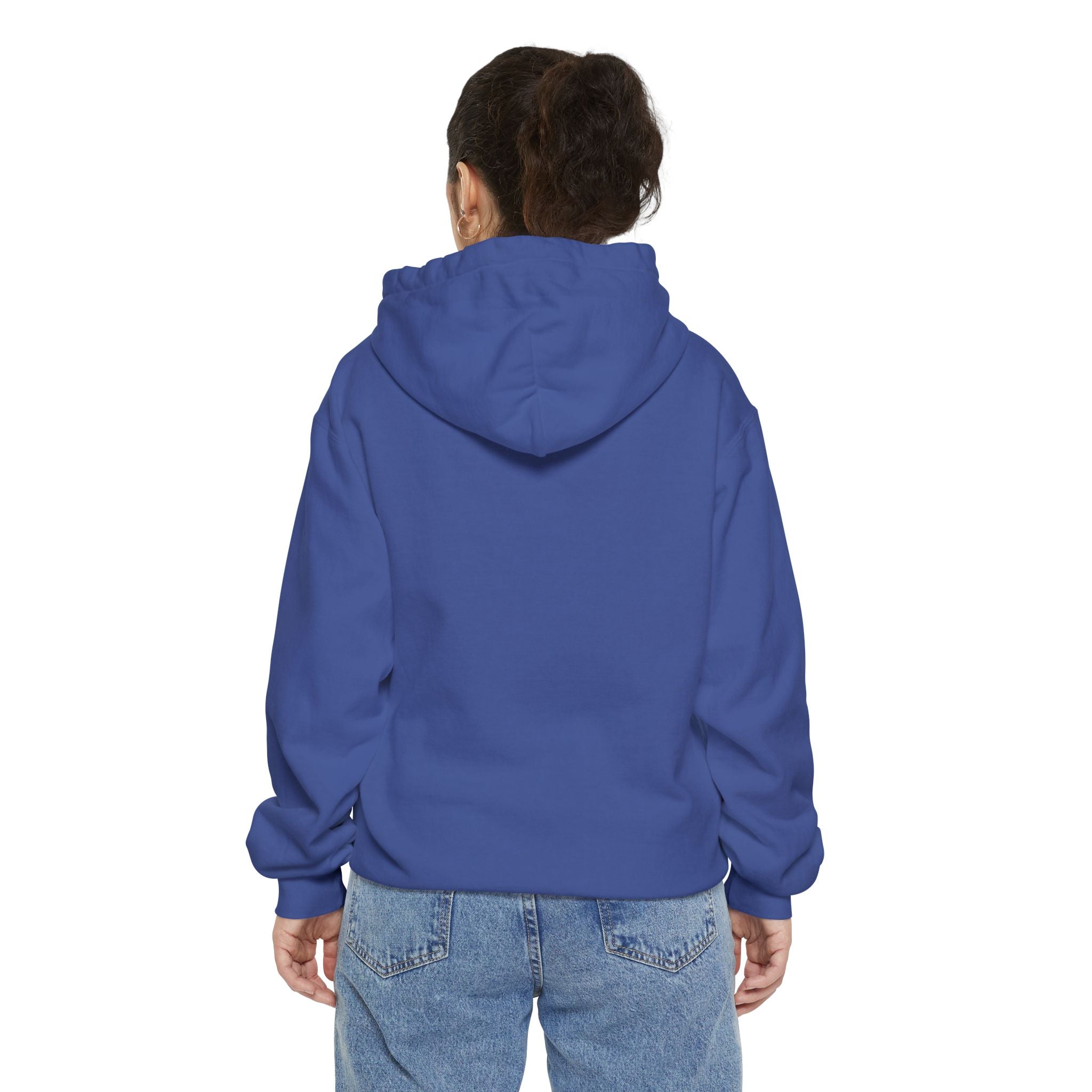 Hoodie — Minimal Gothic Bat Chest Print