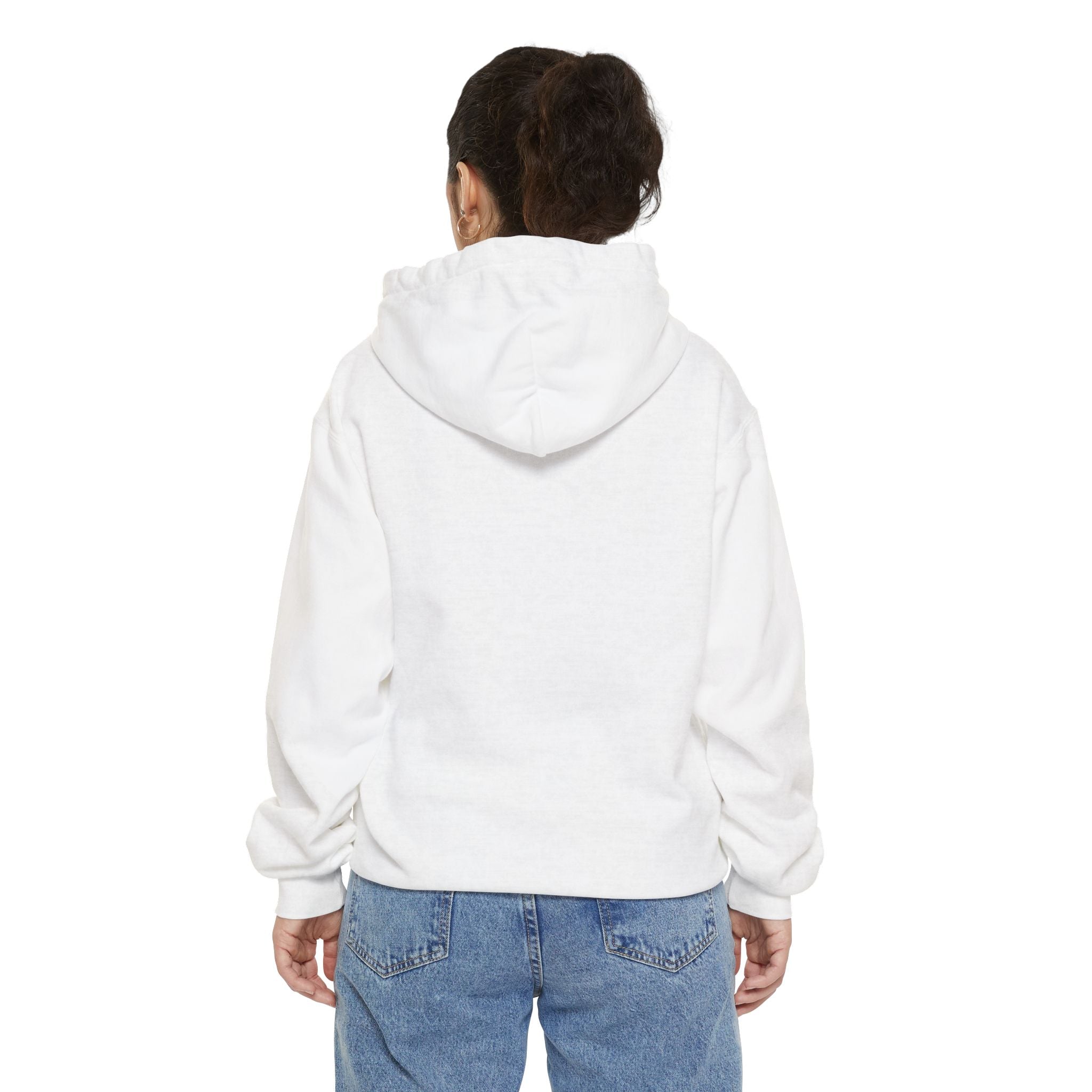 Hoodie — Minimal Gothic Bat Chest Print