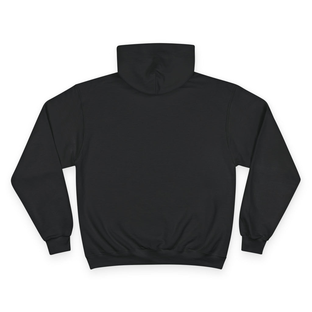 Champion Hoodie — Small Centered 'Angels Nox' Gothic Wing Logo Hoodie