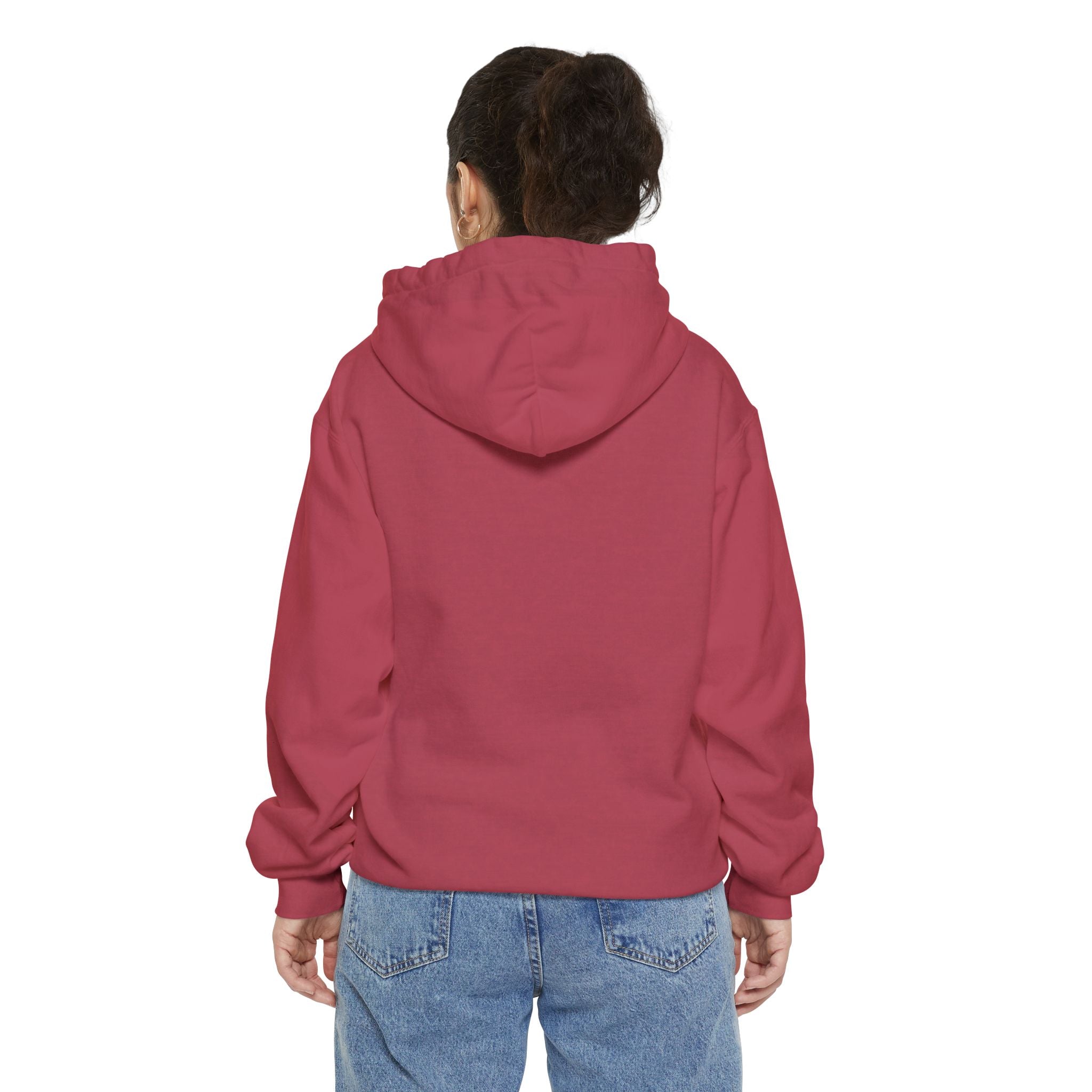 Hoodie — Minimal Gothic Bat Chest Print